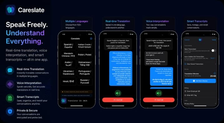 Careslate — Medical Translation App