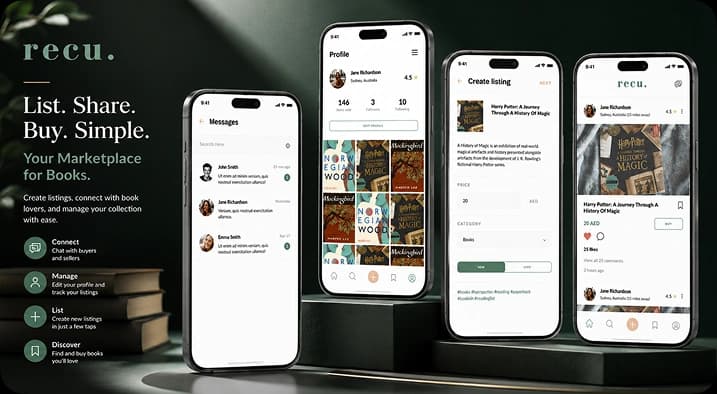Recu — Fashion Marketplace App